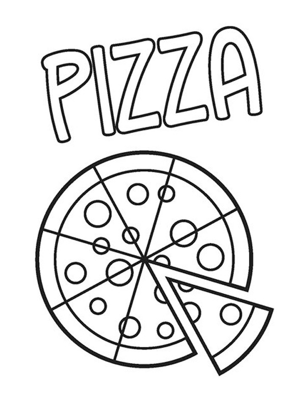 pizza Coloriage pizza Coloriage