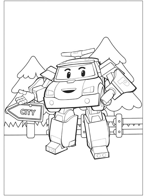 policier poli Coloriage policier poli Coloriage