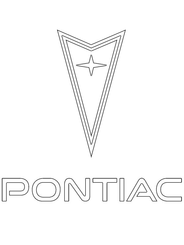 Logo Pontiac Coloriage