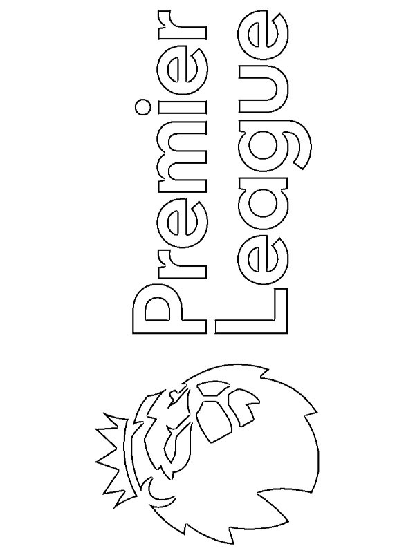 Logo Premier League Coloriage
