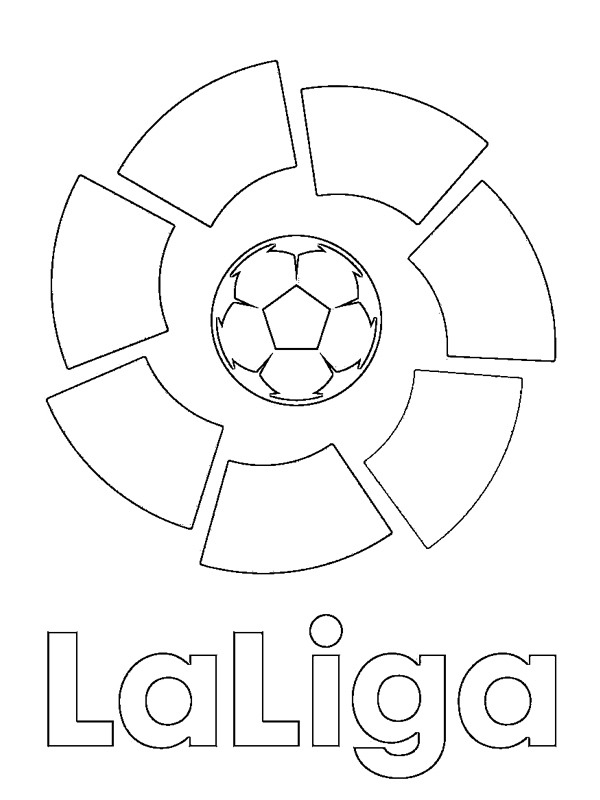 Logo Primera División (La Liga) Coloriage Logo Primera División (La Liga) Coloriage