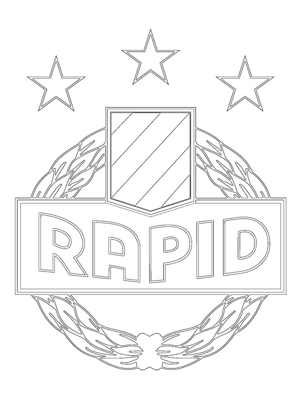 Rapid Vienne Coloriage Rapid Vienne Coloriage