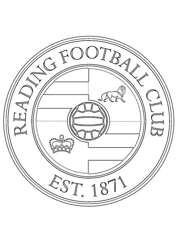 Reading FC Coloriage Reading FC Coloriage