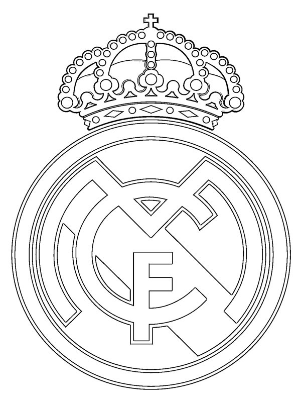 Real Madrid Coloriage Real Madrid Coloriage