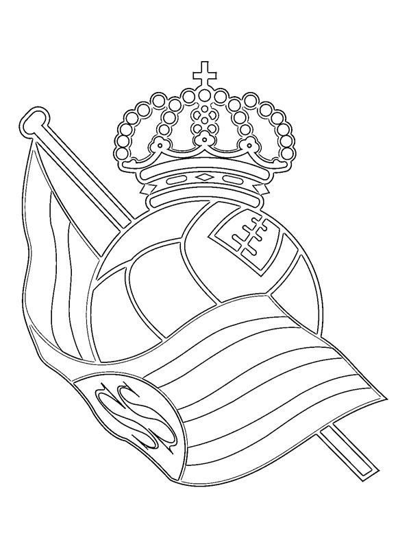 Real Sociedad Coloriage Real Sociedad Coloriage