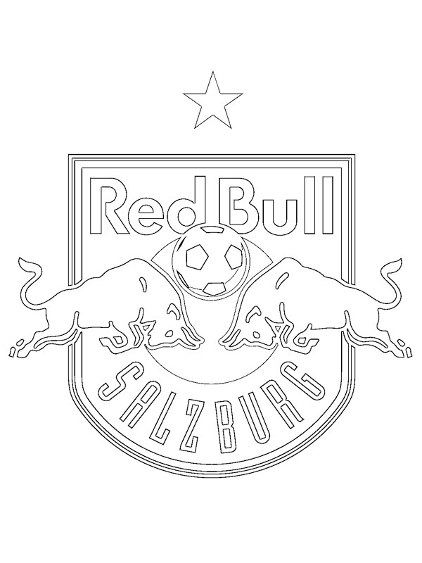 Red Bull Salzbourg Coloriage