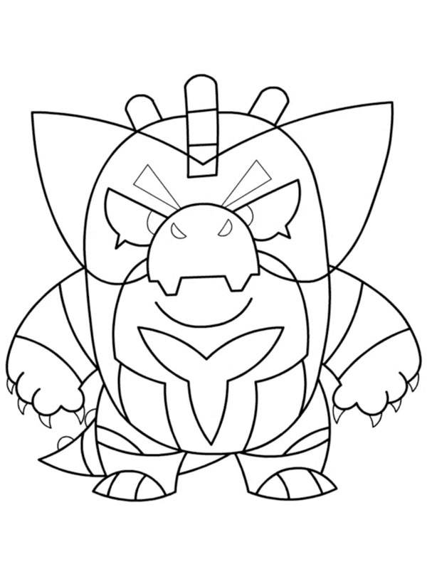 Red Godzilla Buzz Coloriage Red Godzilla Buzz Coloriage