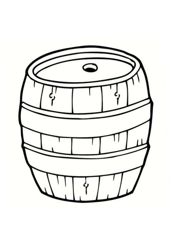 Baril de pluie Coloriage Baril de pluie Coloriage