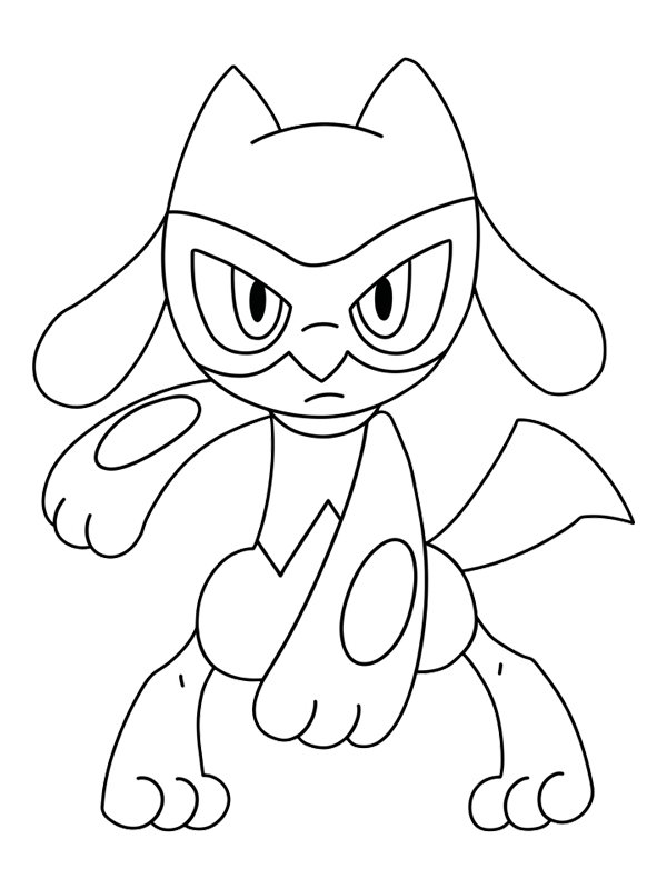 Riolu (Pokemon) Coloriage
