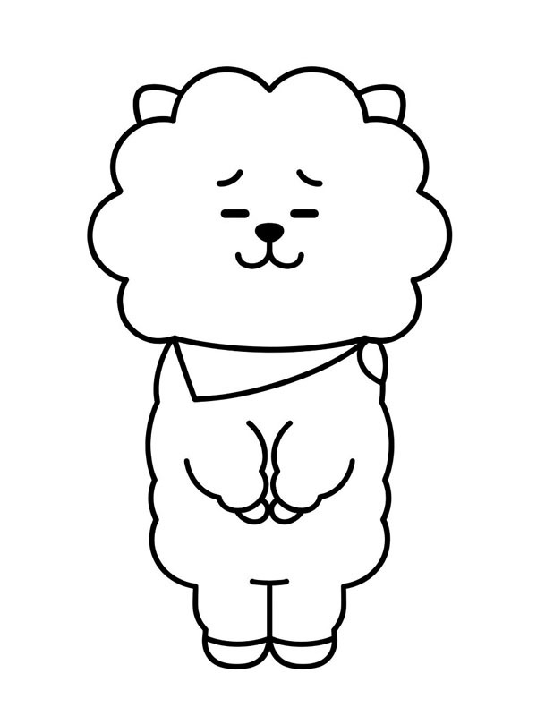 RJ BT21 Coloriage RJ BT21 Coloriage