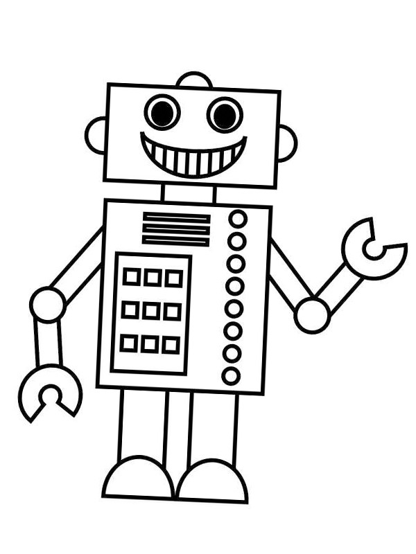 Robot Coloriage Robot Coloriage