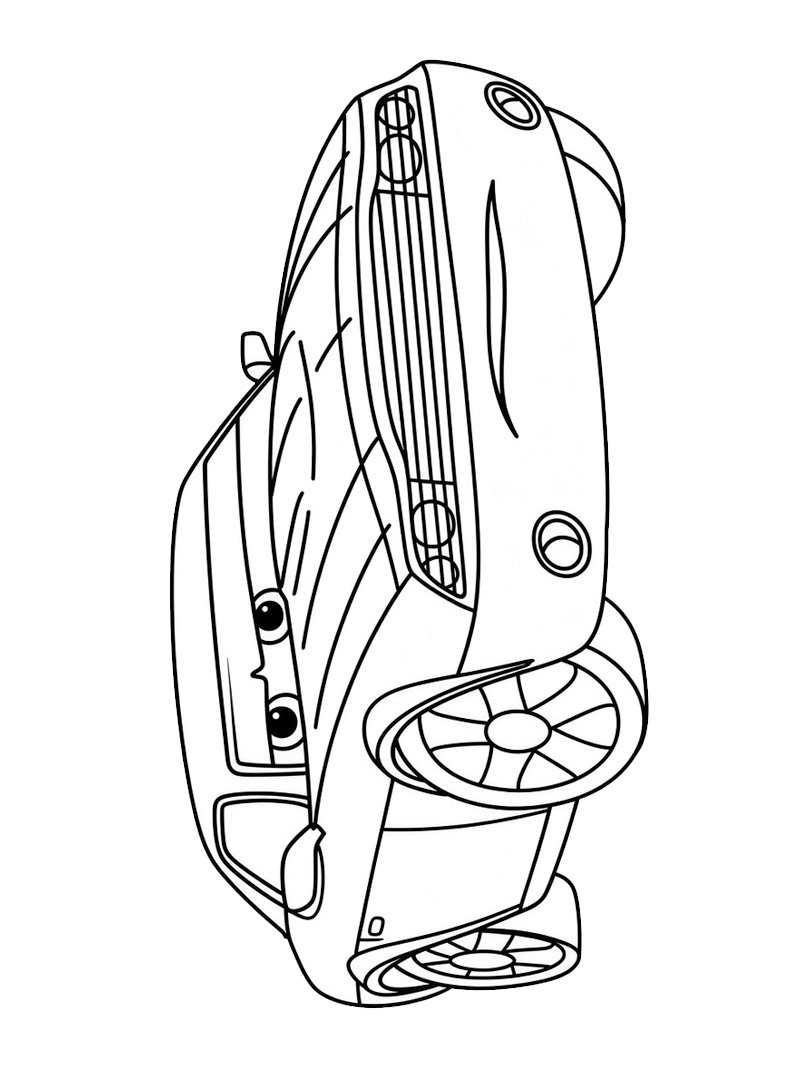 Rod Redline (Cars 2) Coloriage Rod Redline (Cars 2) Coloriage