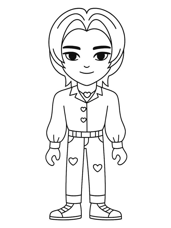 Romance Saja Boys Coloriage Romance Saja Boys Coloriage