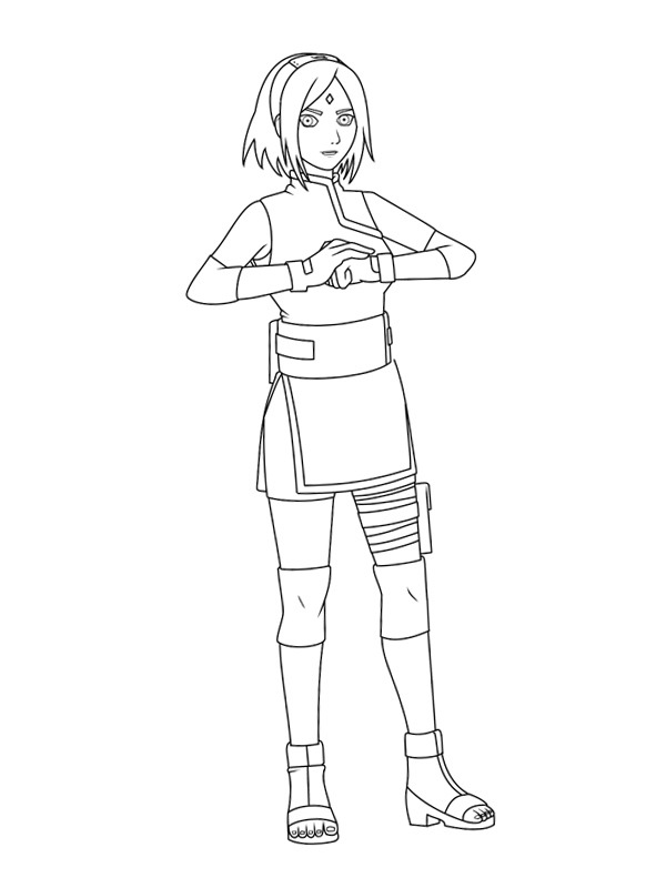 Sakura Haruno Coloriage Sakura Haruno Coloriage