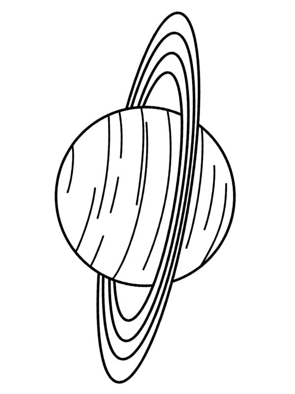 Saturne (planète) Coloriage Saturne (planète) Coloriage