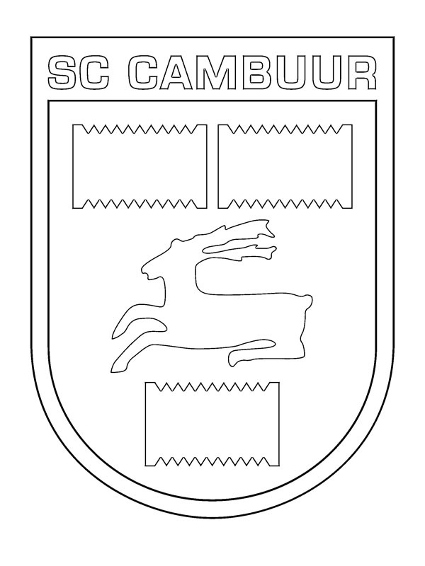 SC Cambuur Coloriage