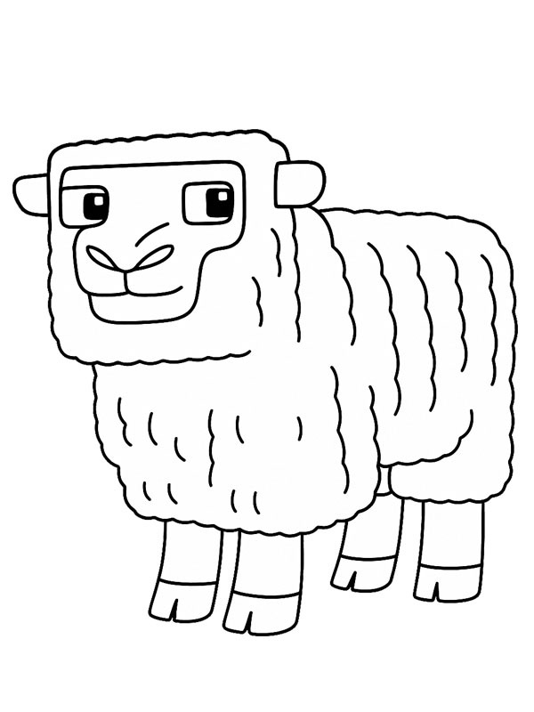 Mouton Minecraft movie Coloriage Mouton Minecraft movie Coloriage