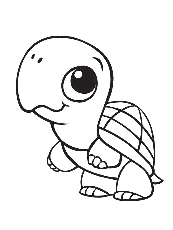 Tortue mignonne Coloriage Tortue mignonne Coloriage