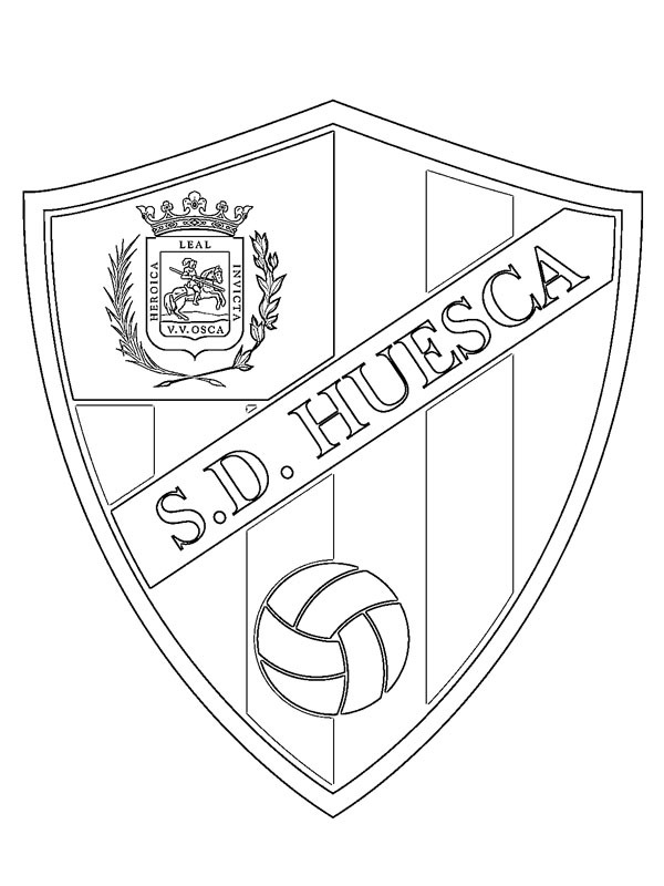 Sociedad Deportiva Huesca Coloriage
