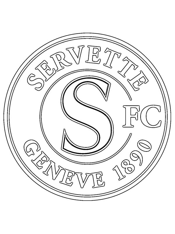 Servette FC Coloriage Servette FC Coloriage