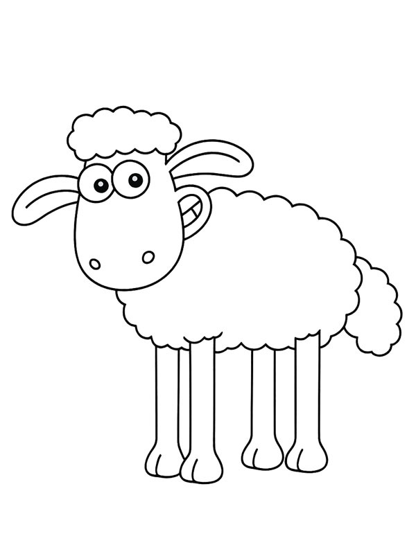 Shaun (Shaun le Mouton) Coloriage Shaun (Shaun le Mouton) Coloriage