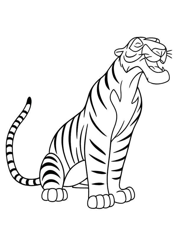 Shere Khan Coloriage Shere Khan Coloriage
