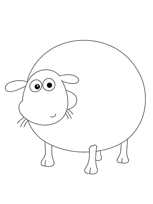 Shirley (Shaun le mouton) Coloriage Shirley (Shaun le mouton) Coloriage