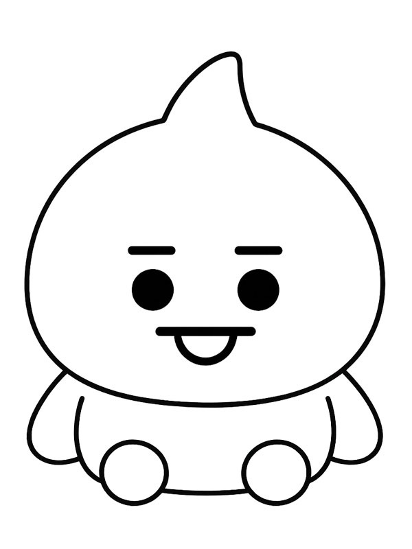 Shooky Bt21 Coloriage Shooky Bt21 Coloriage