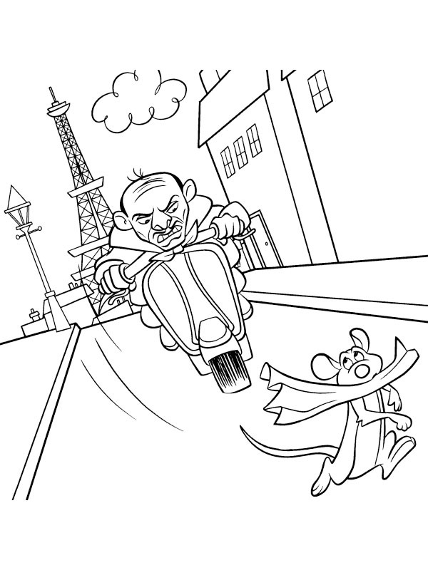 Skinner et Remy Coloriage Skinner et Remy Coloriage