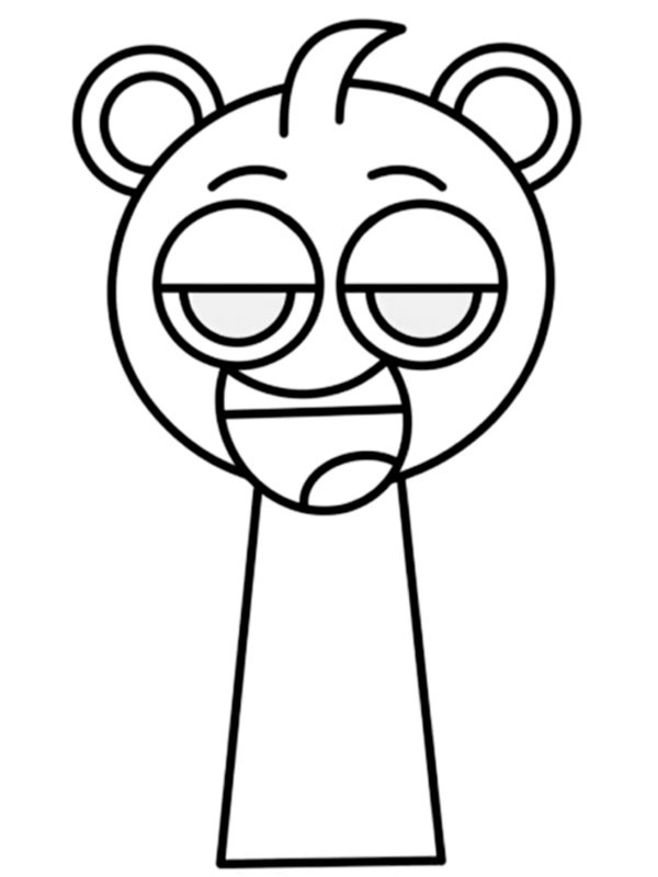 Sky Blue Sprunki Coloriage Sky Blue Sprunki Coloriage