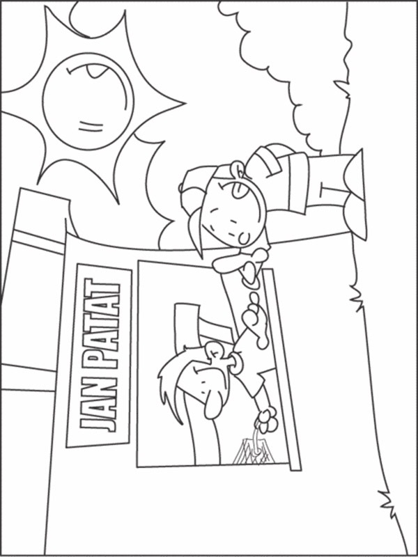 snack-bar Coloriage snack-bar Coloriage