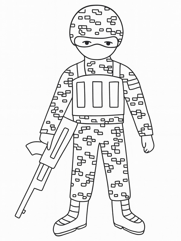 Soldat Coloriage Soldat Coloriage
