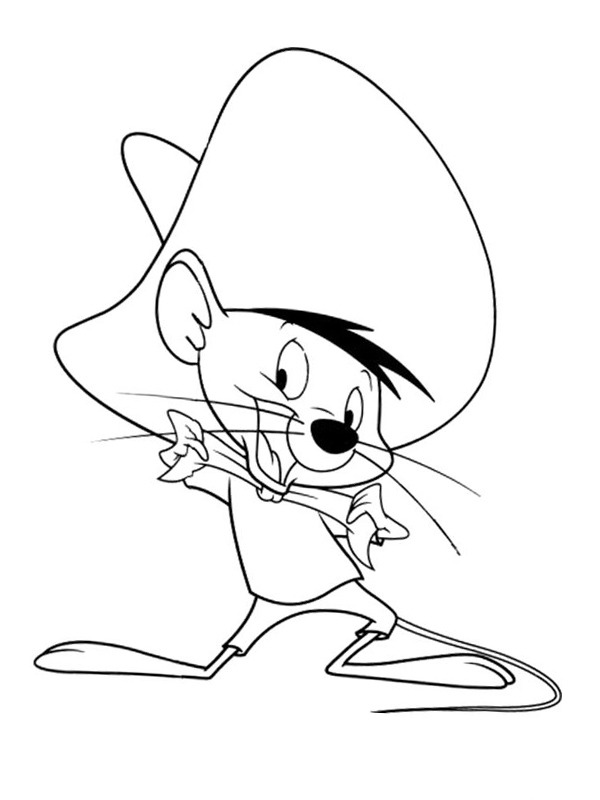 Speedy Gonzales Coloriage Speedy Gonzales Coloriage