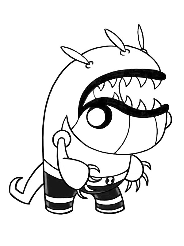 Le Cracheur Coloriage Le Cracheur Coloriage