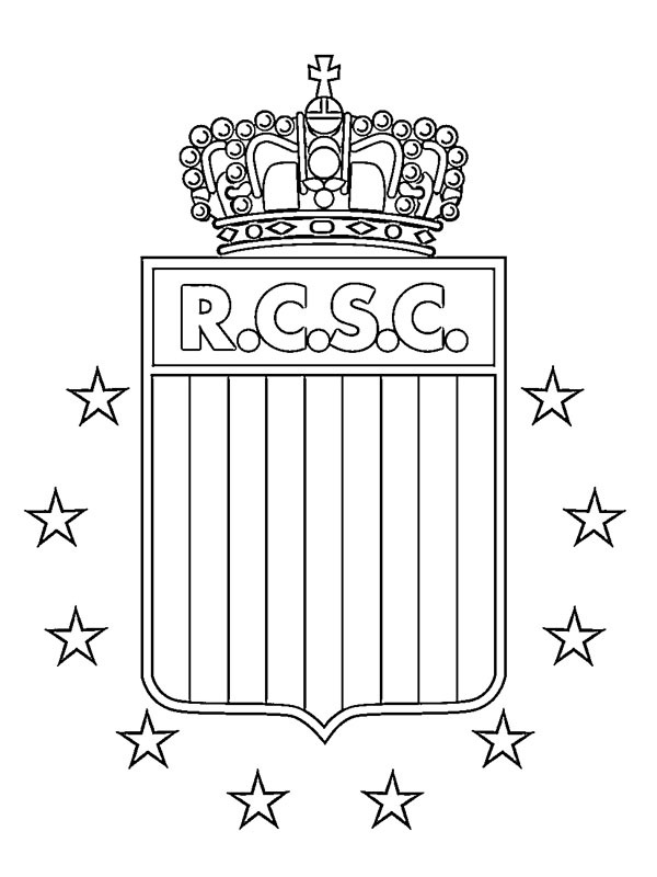 Sporting de Charleroi Coloriage Sporting de Charleroi Coloriage