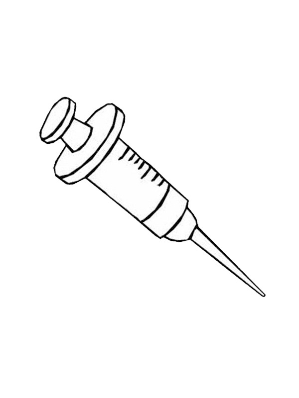 Seringue Coloriage Seringue Coloriage