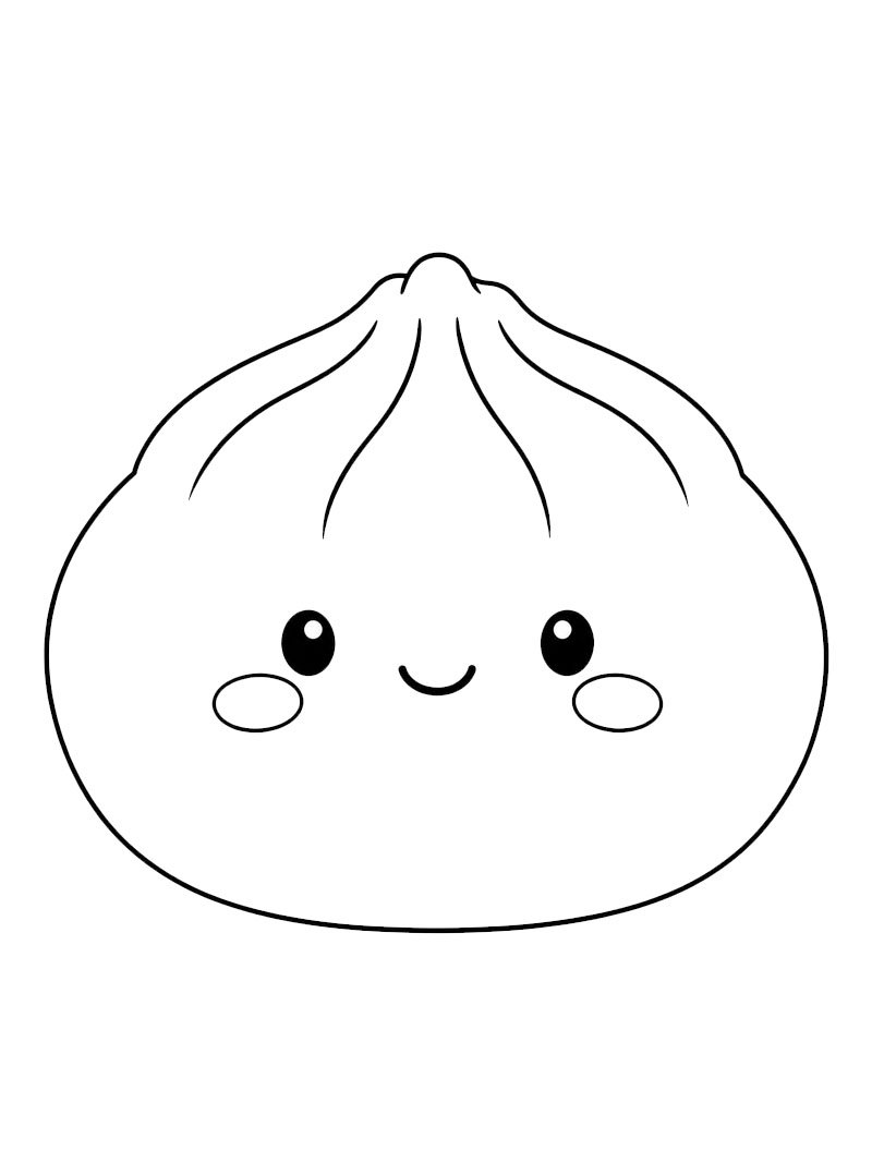 Squishy Dumpling Coloriage Squishy Dumpling Coloriage