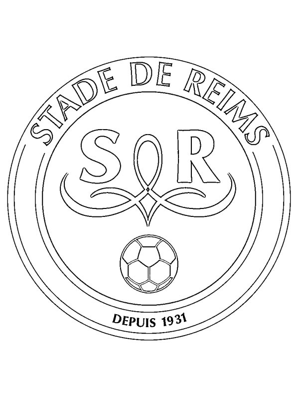 Stade de Reims Coloriage