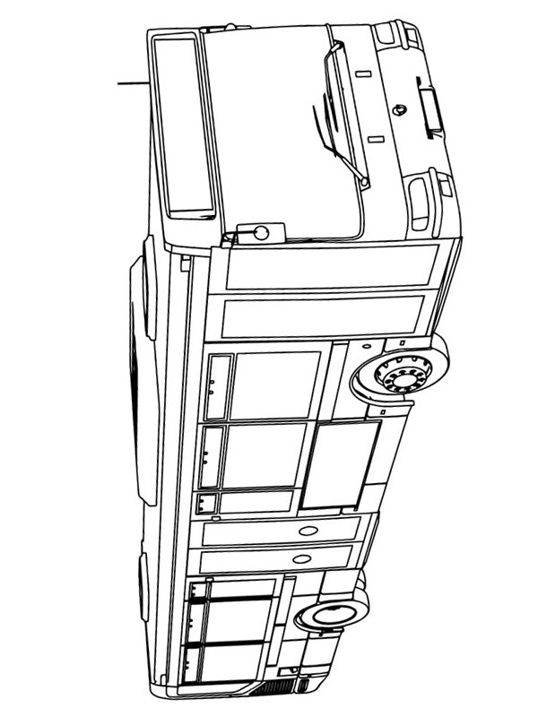 Bus de ville Coloriage Bus de ville Coloriage