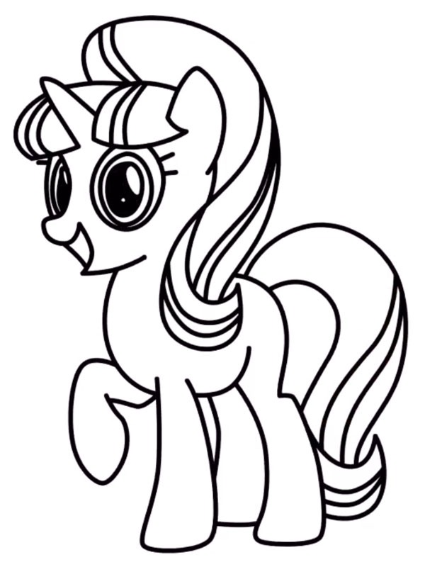Starlight Glimmer Coloriage Starlight Glimmer Coloriage