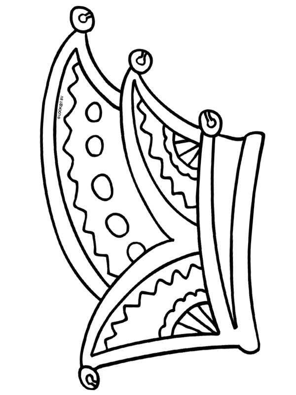 Chapeau de Prince Carnaval Coloriage Chapeau de Prince Carnaval Coloriage