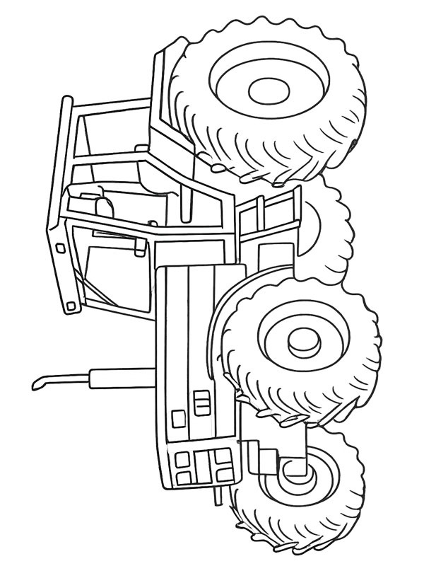 Tracteur Steyr Coloriage Tracteur Steyr Coloriage