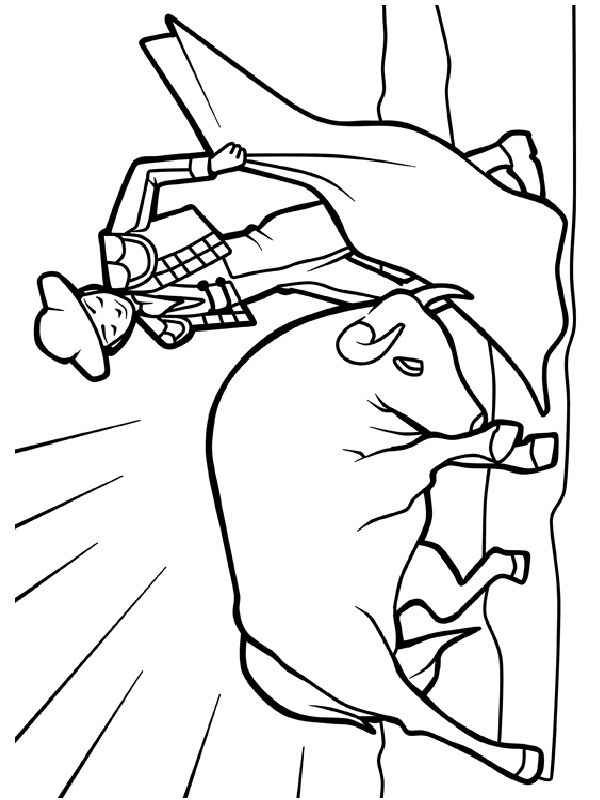 tauromachie Coloriage tauromachie Coloriage