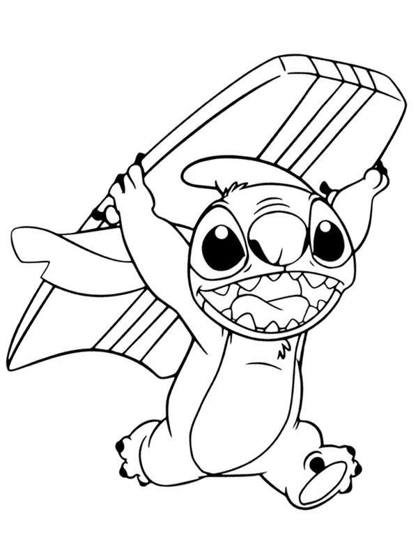 Coloriage - Stitch