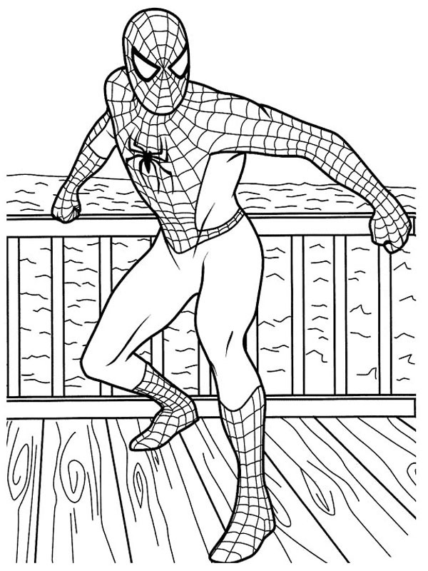Spiderman cool Coloriage Spiderman cool Coloriage