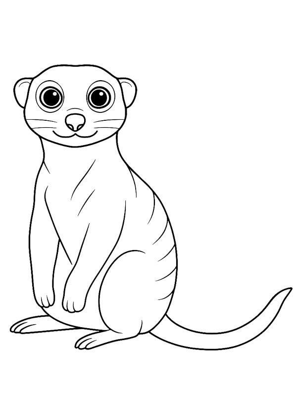 Suricate Coloriage Suricate Coloriage