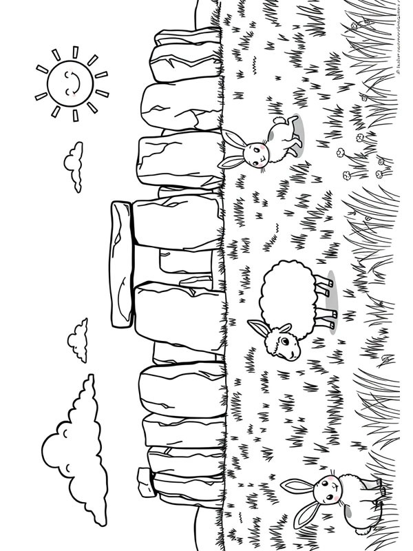 Stonehenge Coloriage Stonehenge Coloriage
