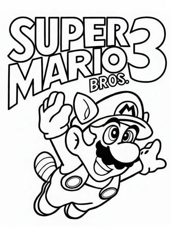 Super Mario Bros. 3 Coloriage