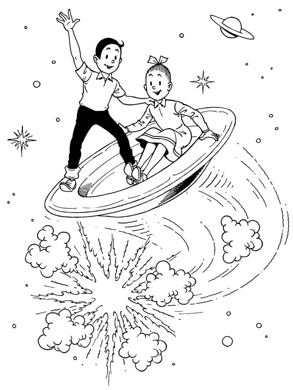bob et bobette Coloriage bob et bobette Coloriage