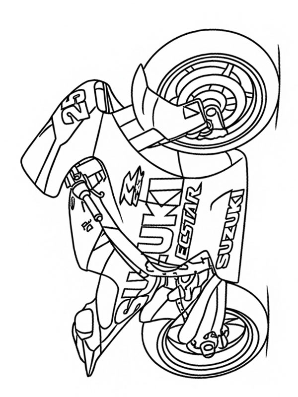 moto suzuki motogp Coloriage moto suzuki motogp Coloriage